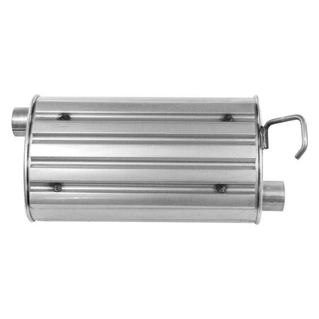 Walker Walker Exhaust 18971SoundFX Steel Oval Direct-Fit Aluminized Exhaust Muffler for 1998-2004 Ford Mustang W22-18971